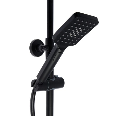 Showing system Accoona A83124F, single -leaf, pour 144 mm, tropical shower, watering can, black-3