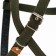 Sleaner harness on the felt multi-sized, 2.5 cm, Osh 40-60 cm, og 40-60 cm, dark green