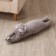 Soft toy "cat", 70 cm, gray color