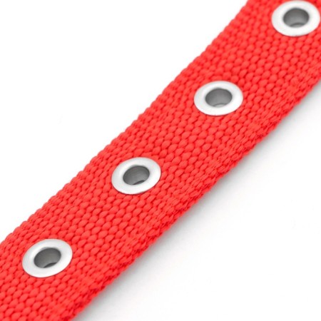 Collar "Comfort" Combined, 55 x 2.5 cm, Osh 40-50 cm, red-7