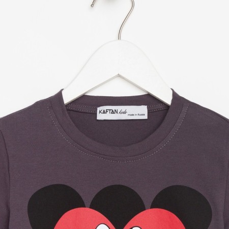 Children's T-shirt "Choose Love" Minnie Mouse, height 86-92, gray-9