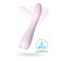 SHIO-PRO vibrator SHIO Silicone, 21 cm, pink color