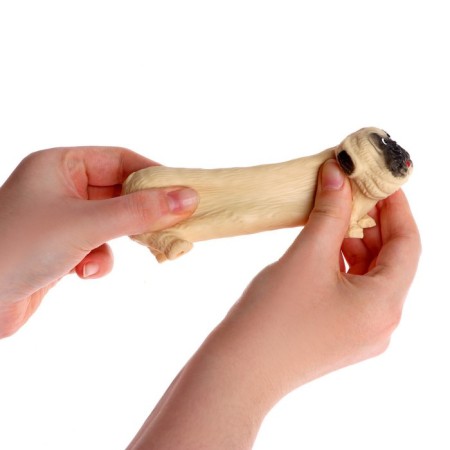 Magic anti -stress pulling "dog", with sand, in showbox-3