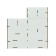 Organizer-Claus desktop DEVENTE. Elrix 24.5 x 15 x 25.5 cm, MDF, white, cardboard box