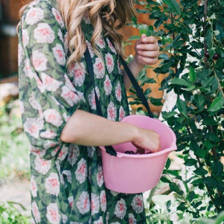 Berry collection container, 3 l, pink-10