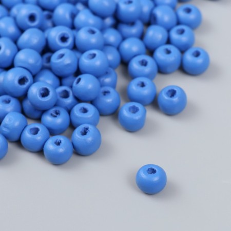 Beads for creativity "Bright blue" D-0.8 cm, set of 20 grams