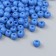 Beads for creativity "Bright blue" D-0.8 cm, set of 20 grams