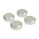 Tundra mirror holder, d = 25 mm, without drilling, color nickel, plastic, 4 pcs.