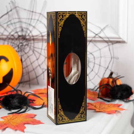 LED figure "Orange candle" 6 × 16 × 6 cm, plastic, batteries AG13x3, glow warm white-5