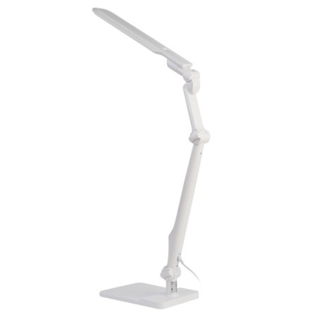 NLED-497-12W-W desktop lamp on the clamp and with the base of the white-8
