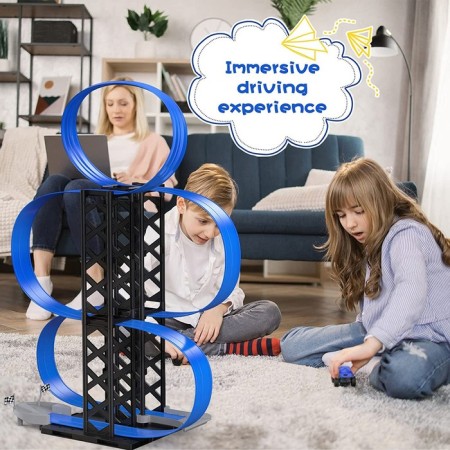 Auto traffic "Racing Track", magnetic route, 3 levels-9