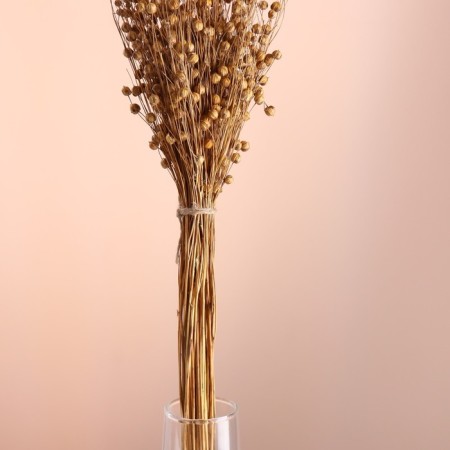 A set of dried flowers "Lenon-debunge", banch length 55-60 (+/- 6 cm), natural-1