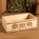 Wooden box, 24.5 × 14 × 8 cm