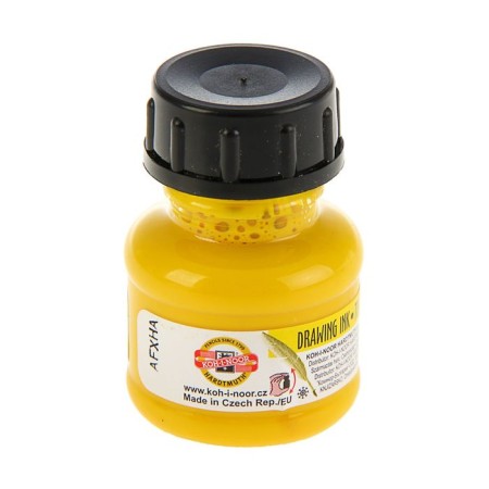 Mascara for writing and drawing 20 ml, Koh-I-Noor 1417, yellow