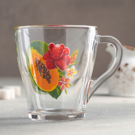 Glass Glass "Tropical Fruits", 250 ml-1