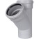 Sewer tee stout SKB-0015-11145, 110 mm, 45 °, silent