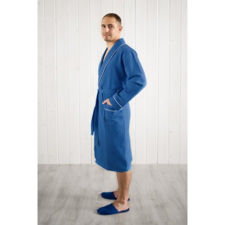 Male dressing room, shalka+kant, size 62, blue, waffle color-2