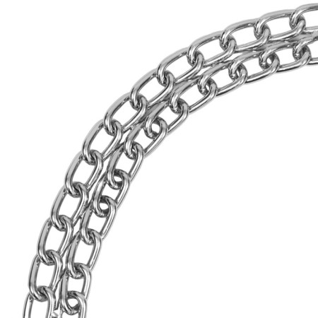 Collar - half -storage of two -rowing metal, 40 cm, wire thickness 2 mm-4