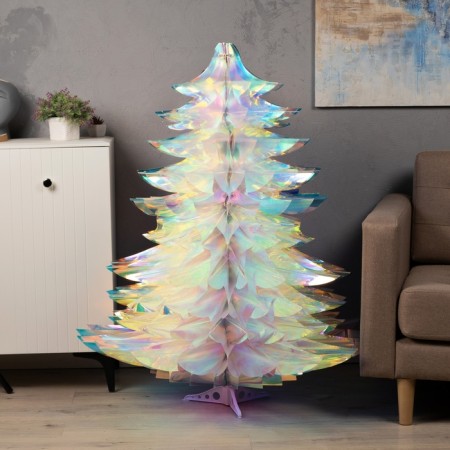 LED figure "Christmas tree" 100 × 130 × 100 cm, plastic, control from the application, USB, glow RGB-7