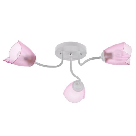 Chandelier 1341002/3PK E27 15W white-pink Bayerlux