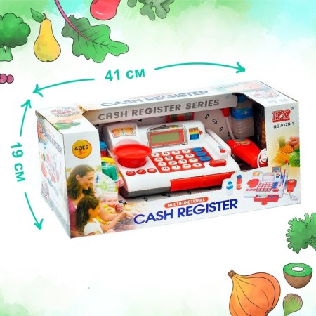 Cashier "Supermarket" with basket and scales-5