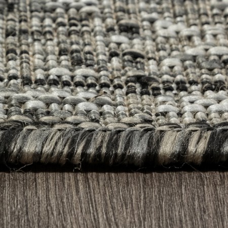 Rectangular carpet Merinos Kair, size 120x170 cm, Gray color-4