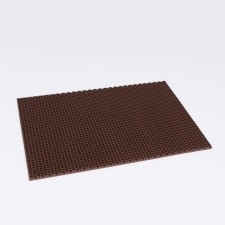 Animal rug EVA, cellular, 40 x 60 cm, brown