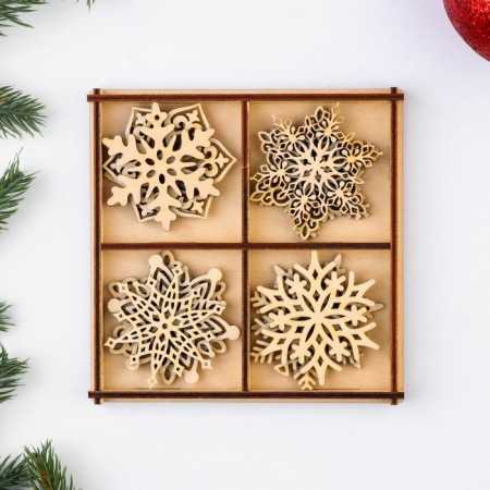 Set for creativity "Snowflakes", 12 pcs