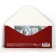 Money envelope "Congratulations" Red Bant, 16.5 x 8 cm