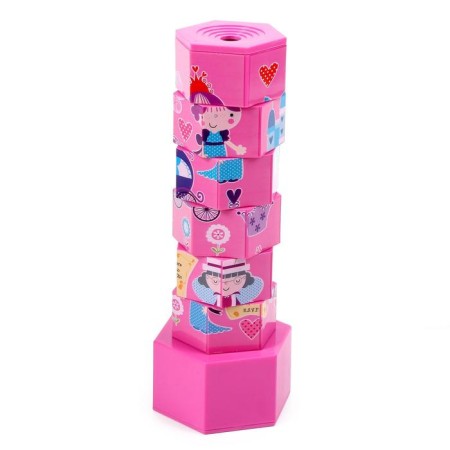 Kaleidoscope "Puzzle", pink color-4