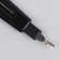 Metallic-trimmer for nails, perforated, with a protective cap, 15 cm, in a case, black color is black