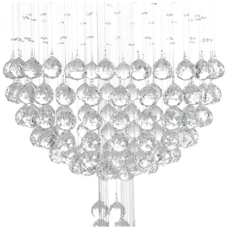 Lamp cascade "Adelisia" 7xled chrome 55x55x93cm Bayerlux-5