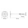 Dowel "Zubble", for insulating materials, with plastic nails, 10x140 mm, 100 pcs