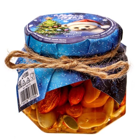 Walnut assorted "Happy New Year!" in pine syrup, 100 ml-1