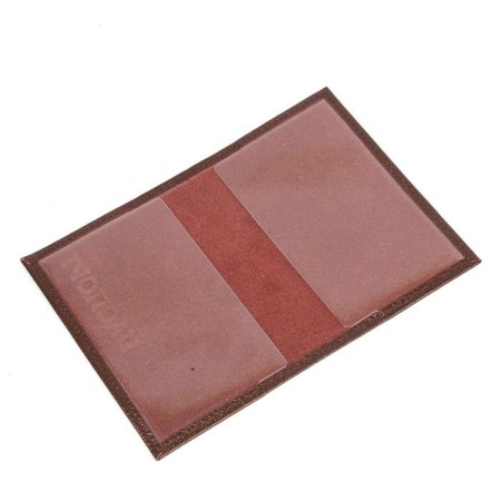 Cover for passport, burgundy color-1