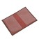 Cover for passport, burgundy color