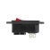 Key switch 250 V 6 A (4C) On -OFF red with backlight and plug C14 3pin Rexant