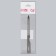 Metal file for nails, 12 cm, silver color