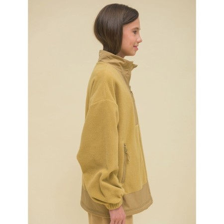 Jacket for girls, height 128 cm, beige color-2