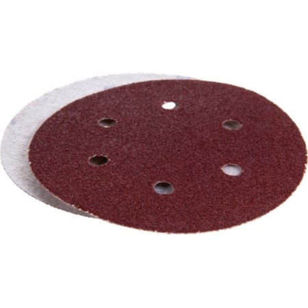 Circle of abrasive grinding bison 35566-150-060, perforated, P60, 150 mm, 5 pcs.-1