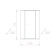 Suspension cabinet onika modern 34.10, corner, two -door, 34x48x73 cm