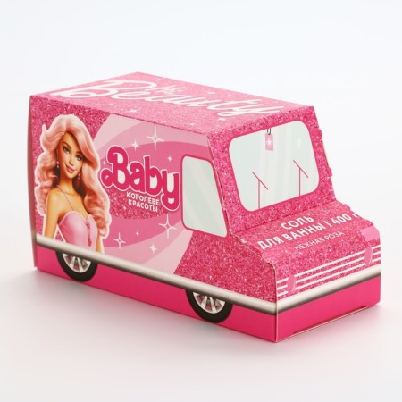 Соль для ванны Beauty, 400 г, аромат нежной розы, BEAUTY FOX-2