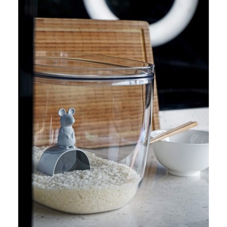 Container with a measured spoon Qualy Lucky Mouse, 7 L-2
