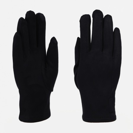 Gloves are male, dimensionless, without insulation, black color