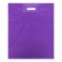 Polyethylene package with a cut handle, purple 40-50 cm, 30 μm