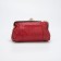 Cosmetic bag, 2 departments, outer pocket, red color
