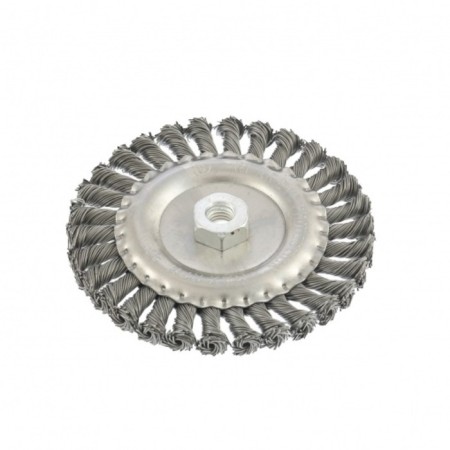Matrix Ushm brush, d = 150 mm, M14, flat, twisted wire 0.8 mm-1