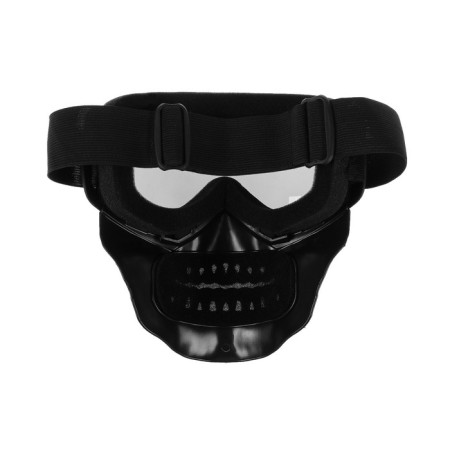 Mask glasses for motor vehicles, collapsible, darkened visor, black color-2