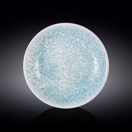 Deep plate Wilmax England Coral Blue, D = 28 cm