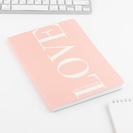 Diary A5+, 100 l. Soft region. Soft-Tach "Love"-1